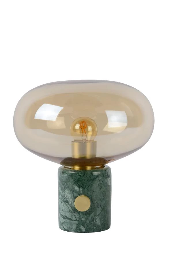 Lucide CHARLIZE - Tischlampe - Ø 23 cm - 1xE27 - Amber - UIT